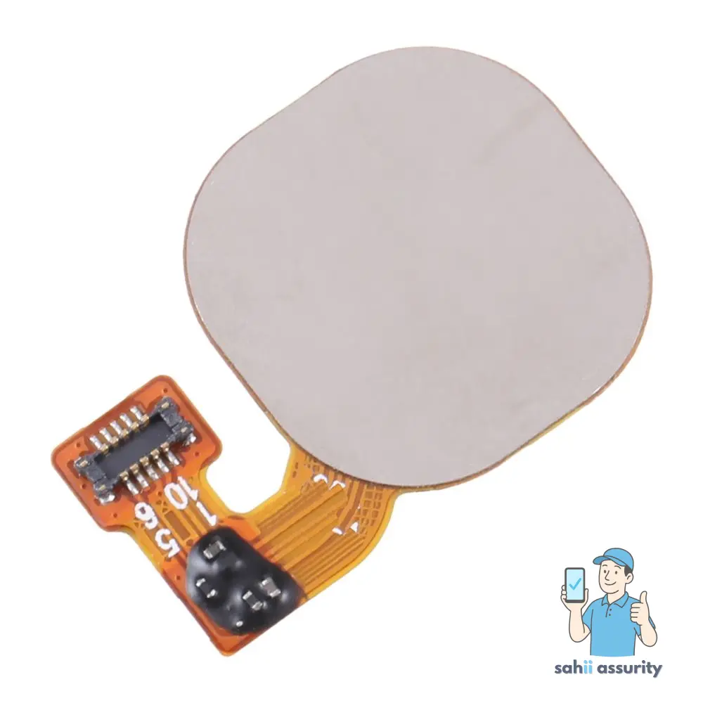Fingerprint Sensor with Flex Cable for Infinix Hot 10 White thumbnail
